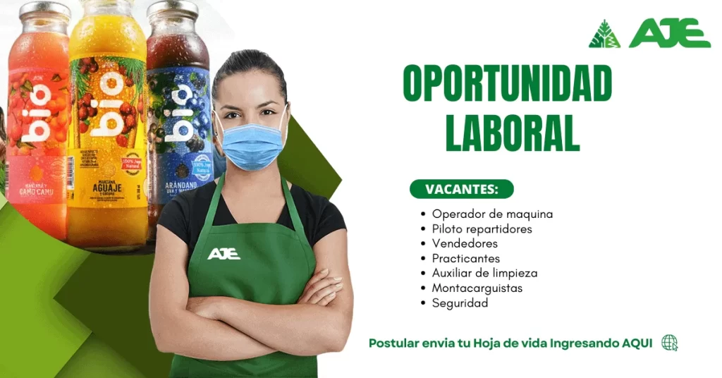 AJE- Empleos disponibles