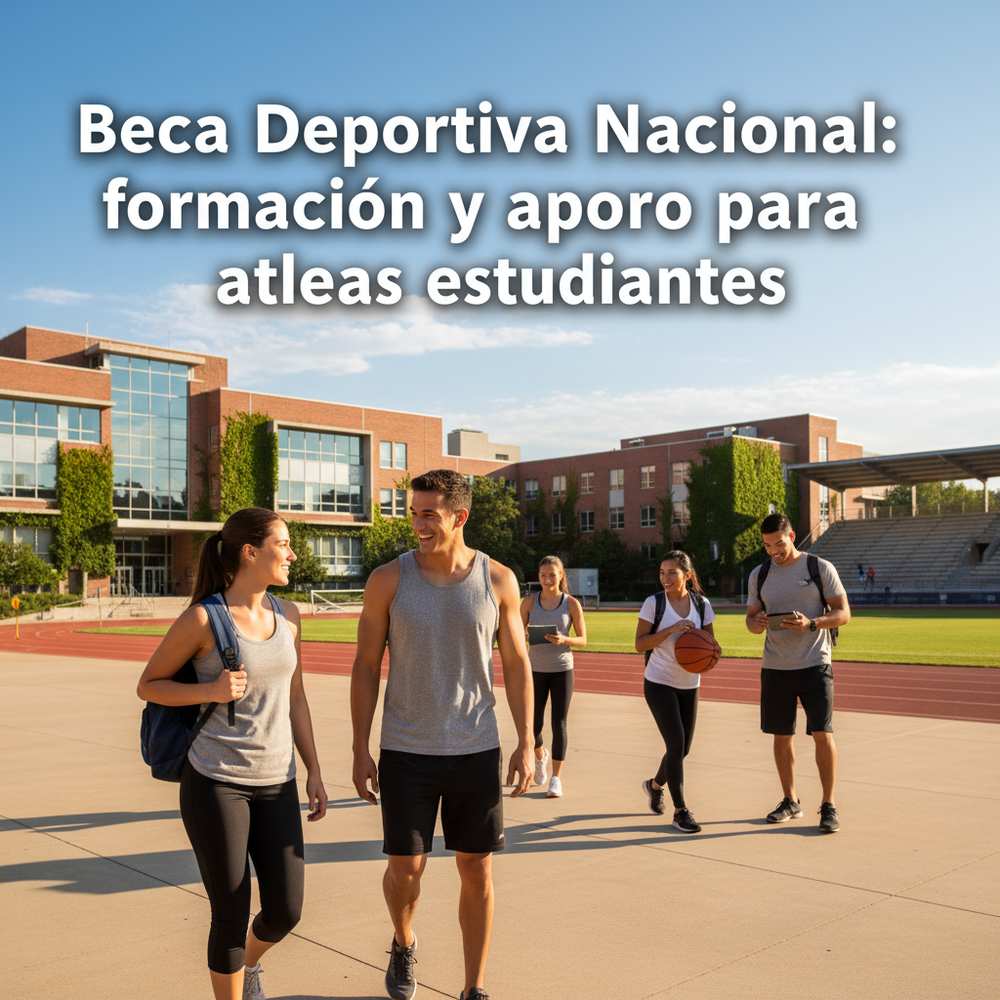 Beca Deportiva Nacional: formación y apoyo para atletas estudiantes