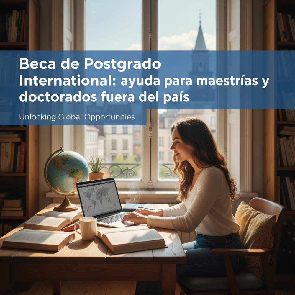 Beca de Postgrado Internacional: ayuda para maestrías y doctorados fuera del país