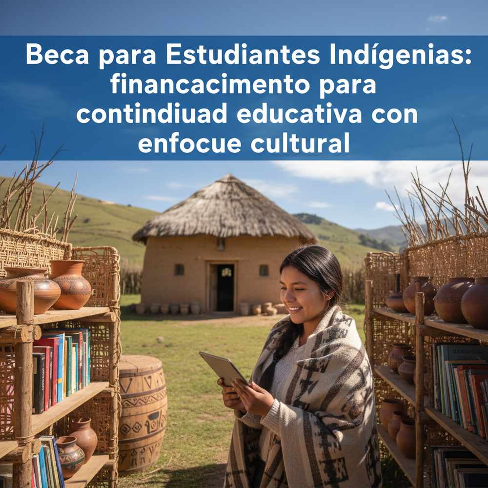 Beca para Estudiantes Indígenas: financiamiento para continuidad educativa con enfoque cultural