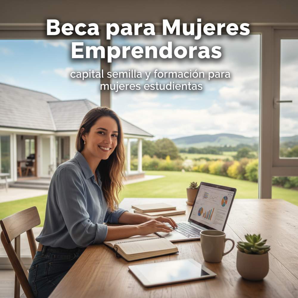 Beca para Mujeres Emprendedoras: capital semilla y formación para mujeres estudiantes