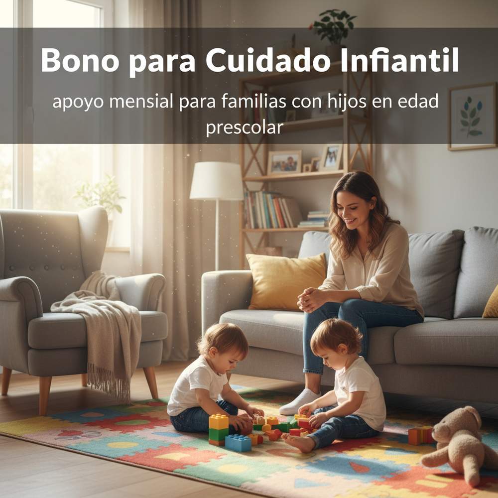 Bono para Cuidado Infantil: apoyo mensual para familias con hijos en edad preescolar